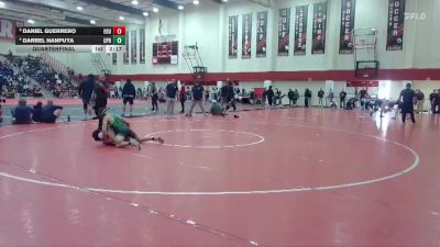 141 lbs Quarterfinal - Daniel Guerrero, Eastern Oregon University (OR) vs Darrel Nanpuya, Cal Poly Humboldt
