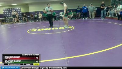 175 lbs Quarterfinals (8 Team) - Wyatt Bauer, Eastside Hs vs Michael Cameron, Cass