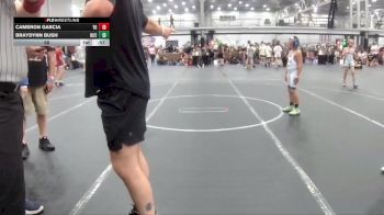 68 lbs Round 2 (6 Team) - Cameron Garcia, The Outsiders vs Braydynn Bush, Upstate Uprising 2.0