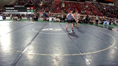 5A 285 lbs Quarterfinal - Marcus Arias, Twin Falls vs Sam Buck, Emmett