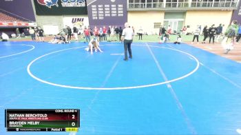 165 lbs Cons. Round 4 - Brayden Melby, Minnesota vs Nathan Berchtold, South St. Paul Wrestling Club