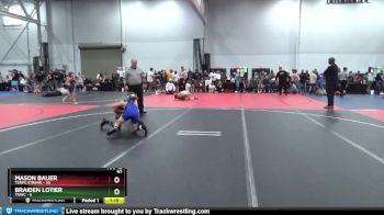 92 lbs Round 1 (6 Team) - Mason Bauer, Terps Xtreme vs Braiden Lotier, TNWC