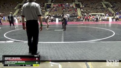 6A 132 lbs Cons. Round 4 - Jermey Beamon, Park Crossing High School vs Christopher Brown, Mountain Brook