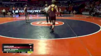 1 lbs Cons. Round 2 - Grason Johnson, Yorkville (Christian) vs Jason Shaw, Wood River (East Alton - Wr)