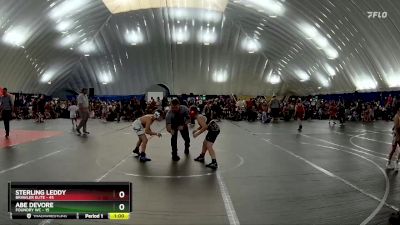 92 lbs Round 5 (10 Team) - Sterling Leddy, Brawler Elite vs Abe Devore, Foundry WC