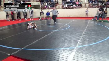 80_B lbs Round Of 16 - Andrew Edwards, West Branch vs Kasey Kennedy, Bangor