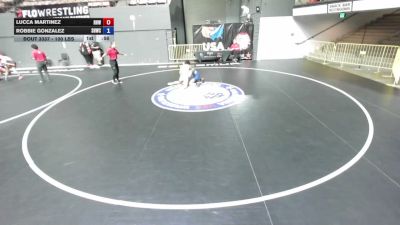 100 lbs 3rd Place Match - Lucca Martinez, Rough House Wrestling vs Robbie Gonzalez, Savage House Wrestling Club