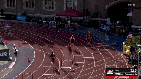 Watch College Women's 400m Hurdles (Event 201) Heat 4 At 2026 Penn Relays