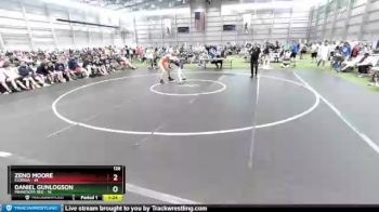 126 lbs Quarters & 1st Wb (16 Team) - Zeno Moore, Florida vs Daniel Gunlogson, Minnesota Red