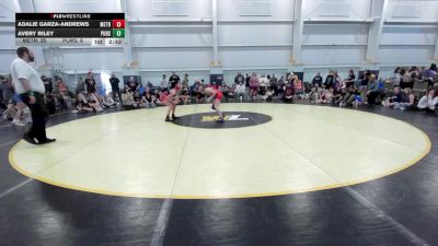 97 lbs Round Robin 1 - Adalie Garza-Andrews, Metro All-Stars-Girls vs Avery Riley, Pursuit-Girls
