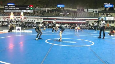 157 lbs Placement (16 Team) - Alexander Blake, Frostburg State vs Matt Hoelke, Newberry College