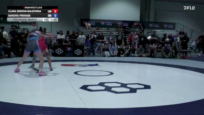 145 lbs 7th Place Match - Clara Denton-Baleztena, Loma Cowboys Wrestling vs Dakota Frogge, Sanderson Wrestling Academy