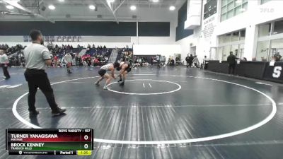 157 lbs Quarterfinal - Brock Kenney, Trabuco Hills vs Turner Yanagisawa, Mayfair