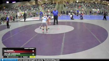 106 lbs Champ. Round 1 - Aj Thomas, Newberg Mat Club vs Bryler Anderson, La Grande Mat Club