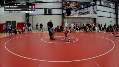70 kg Cons. Round 5 - Cole Rhemrev, Illinois vs Carson DesRosier, Charleston Regional Training Center