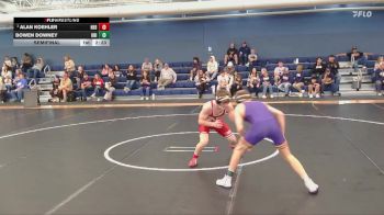 125 lbs Semifinal - Alan Koehler, Nebraska vs Bowen Downey, Northern Iowa