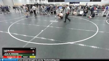 157 lbs Champ. Round 4 - Jack M. Ringger, Prosper High School Wrestling vs Lucas Kral, Iowa