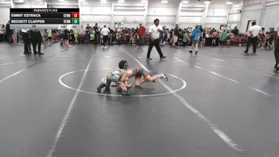 56 lbs Round 1 (6 Team) - Emmit Estraca, CTWHALE Blue vs Beckett Clapper, Xtreme Team