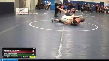 152 lbs Champ. Round 2 - Kylan Guerra, Blackfoot High School vs Landon Saunders, Highland High School