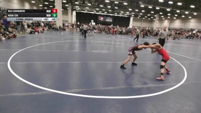 82 lbs Cons. Semis - Eli Lovasco, Monster Garage Wrestling vs Koa Cu, Monster Garage Wrestling