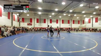 130 lbs Champ. Round 1 - Kiana Trudell, Meridian vs Matea Spaic, Timberline