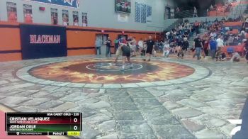 220 lbs Round 2 - Cristian Velasquez, Wave Wrestling Club vs Jordan Ogle, Heritage Outlaws