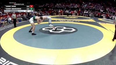 D3-215 lbs Semifinal - Danny Zmorowski, Lake Cath. vs Danny Hoke, Graham Local