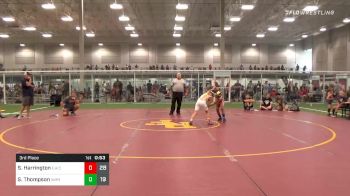 92 lbs 3rd Place - Sam Harrington, Elite Athletic Club DZ vs Sully Thompson, Iowa Hammers