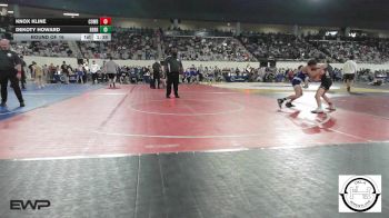 105 lbs Round Of 16 - Knox Kline, Cowboy Wrestling Club vs Dekoty Howard, Berryhill High School