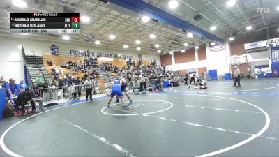 285 lbs Cons. Round 4 - Nathan Solano, Alta Loma vs Angelo Murillo, Ramona