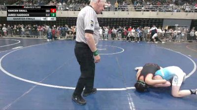 95 lbs Quarterfinal - Vancen Small, Endicott vs Jared Haddock, Ellendale