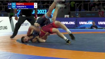 60 kg Repechage #3 - Zan Fugitt, United States vs Yussuf Ashrapov, Kazakhstan