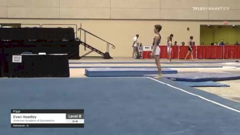Evan Headley - Floor, American Academy of Gymnastics-Northbrook - 2021 USA Gymnastics Development Program National Championships