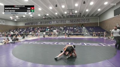 114-117 lbs Round 3 - Hunter Bolejack, Burns Junior High vs Gabe Moter, Glenrock Intermediate Middle School