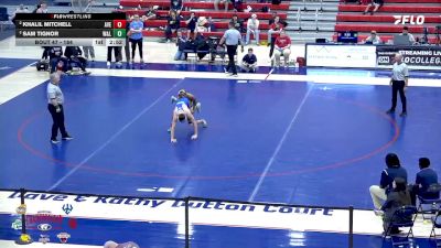 184 lbs Semifinal - Sam Tignor, Washington & Lee vs Khalil Mitchell, Averett