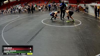 130 lbs Round 6 (8 Team) - Cain Rock, Neighborhood vs Kaiden Skodak, Xtreme Team