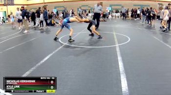 92 lbs 1st Place Match - Nicholas Kershisnik, Ep Rattlers vs Kyle Link, Rampage