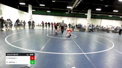 120 lbs Consi Of 128 #2 - Carter Cichocki, MI vs Austin Jeffrey, VA