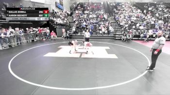 5A 113 lbs Cons. Round 1 - Aaron Beckett, Northridge vs Dallas Zobell, Springville