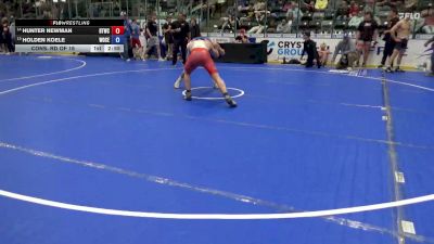 165 lbs Cons. Rd Of 16 - Hunter Newman, BTWC vs Holden Koele, Woodbury Central