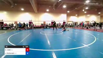 60 lbs Consi Of 16 #1 - Emanuel Cater, Washington vs Jack McDonald, Spartan Mat Club