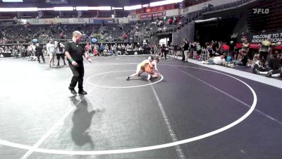 92 lbs 7th Place - Brandon Chavez, NM Bad Boyz vs Ian Griffin, Honey Badgers Wrestling Club