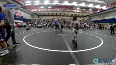 70 lbs Semifinal - Sawyer Barnett, Redskins Wrestling Club vs Lorenzo Hernandez, Lone Grove Takedown Club