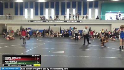 160 lbs Quarterfinal - Isreal Serrano, Unattached vs Austin Cole, Crystal River Wrestling Club