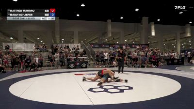 65 kg 7th Place Match - Matthew Martino, NJRTC vs Isaiah Schaefer, Boilermaker RTC