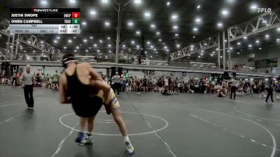 157 lbs Round 7 (8 Team) - Owen Campbell, TDWC Maniacs Blue & Gold vs Justin Swope, EsteBuilt Patriots