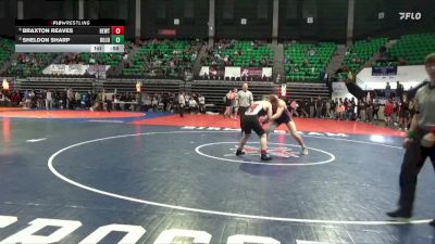 7A 215 lbs Cons. Semi - Braxton Reaves, Hewitt-Trussville vs Sheldon Sharp, Bob Jones