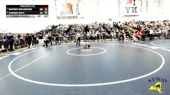 57 lbs Champ. Round 1 - Matheo Maliarakis, Savage Wrestling Club vs Carson Hoyt, Club Not Listed