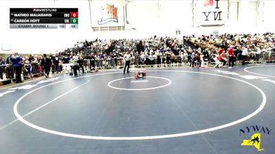 57 lbs Champ. Round 1 - Matheo Maliarakis, Savage Wrestling Club vs Carson Hoyt, Club Not Listed