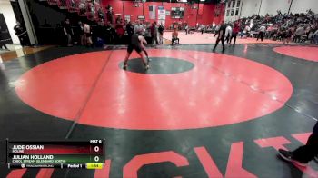 190 lbs Cons. Round 6 - Jude Ossian, MOLINE vs Julian Holland, Carol Stream (GLENBARD NORTH)